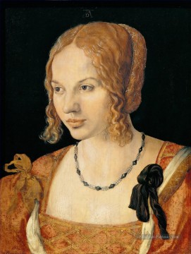  Jeune Tableaux - Portrait d’un jeune vénitien Femme Nothern Renaissance Albrecht Dürer